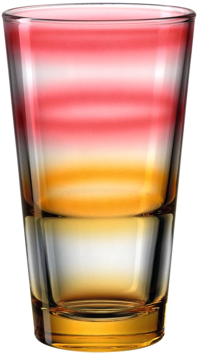 Leonardo Trinkglas EVENT 315 Ml Orange Farbverlauf, 6er-Set 3 Leonardo Trinkglas EVENT 315 Ml Orange Farbverlauf, 6er-Set