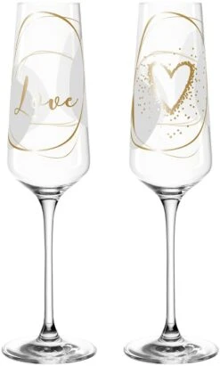 Leonardo 2 Sektgläser PRESENTE 280 Ml ′Love′