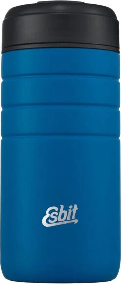Esbit MAJORIS Edelstahl Thermobecher Mit Klick-Verschluss, 450ML, Polar Blue