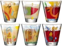 Leonardo Trinkglas BAMBINI 6 Stück Sortiert 215 Ml 15 Leonardo Trinkglas BAMBINI 6 Stück Sortiert 215 Ml -Leonardo Shop 221 025972 1 K