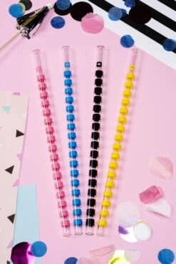 Leonardo Glastrinkhalme BRERA 4er-Set 20 Cm + 1 Reinigungsbürste -Leonardo Shop 221 026675 1 K