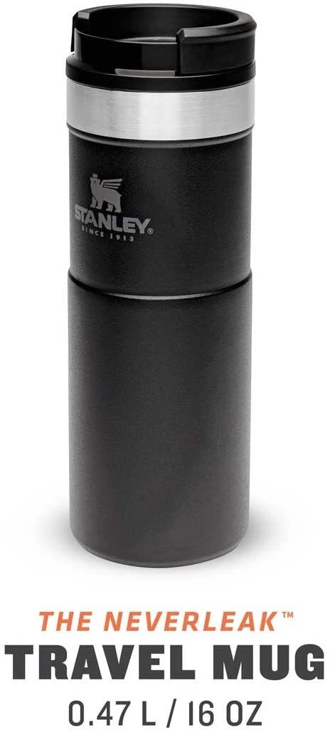 Stanley NEVERLEAK 0,47l, Schwarz 5 Stanley NEVERLEAK 0,47l, Schwarz – Bild 3