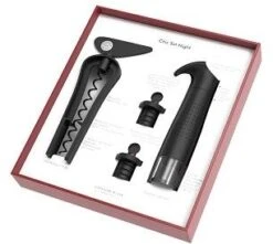 L′Atelier Du Vin Spindelkorkenzieher Chic Monsieur Night Geschenkset