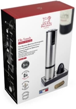 PEUGEOT Elektrischer Korkenzieher Elis Touch Mit Akku, Edelstahl 31 PEUGEOT Elektrischer Korkenzieher Elis Touch Mit Akku, Edelstahl -Leonardo Shop ELIS TOUCH Lithium Ion 200497 PACK
