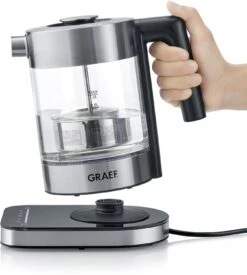 Graef Glaswasserkocher WK350 Mit Temperatureinstellung & Teesieb -Leonardo Shop Graef WK350 Zentralkontakt