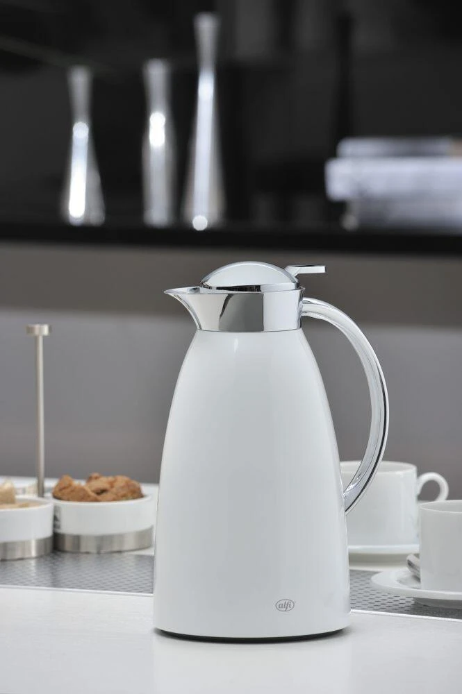 Alfi Isolierkanne Gusto Metall In Alpinweiß 4 Alfi Isolierkanne Gusto Metall In Alpinweiß – Bild 2