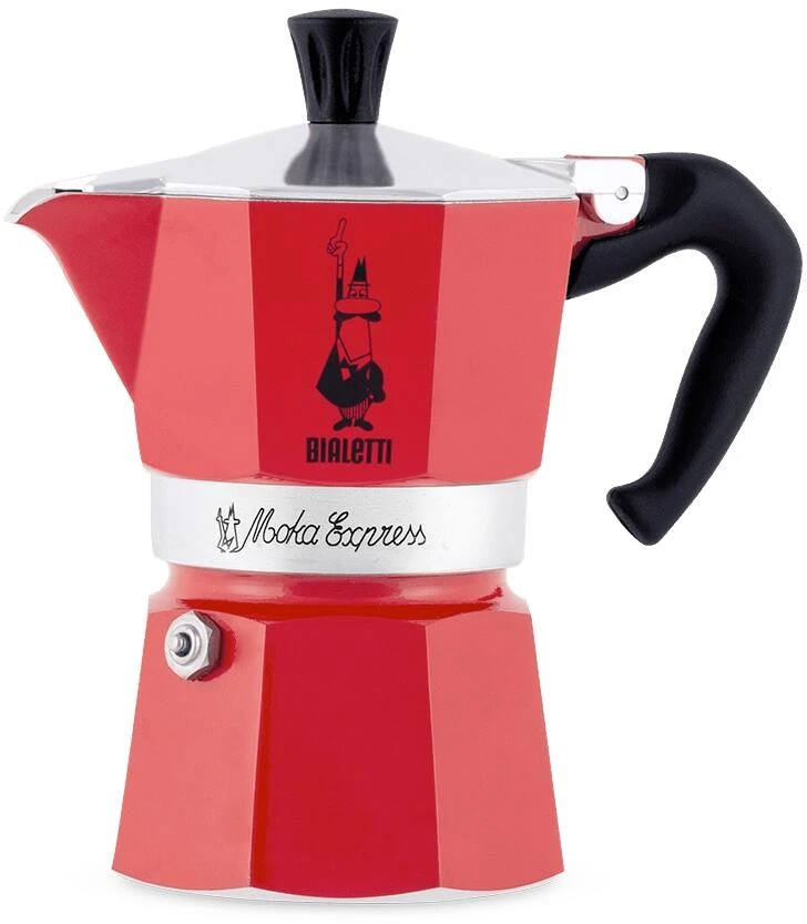 Bialetti Espressokocher Moka Express Red 3 Bialetti Espressokocher Moka Express Red