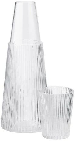 Stelton Karaffe Mit Glas Pilastro, 1 Liter