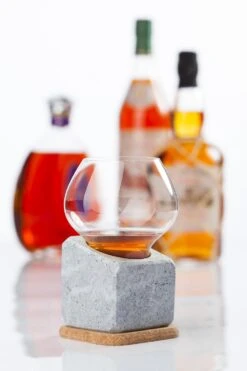 Täljsten Spirituosen-Kühler Aus Speckstein Mit Trinkglas -Leonardo Shop Stenkall Brun 6 1