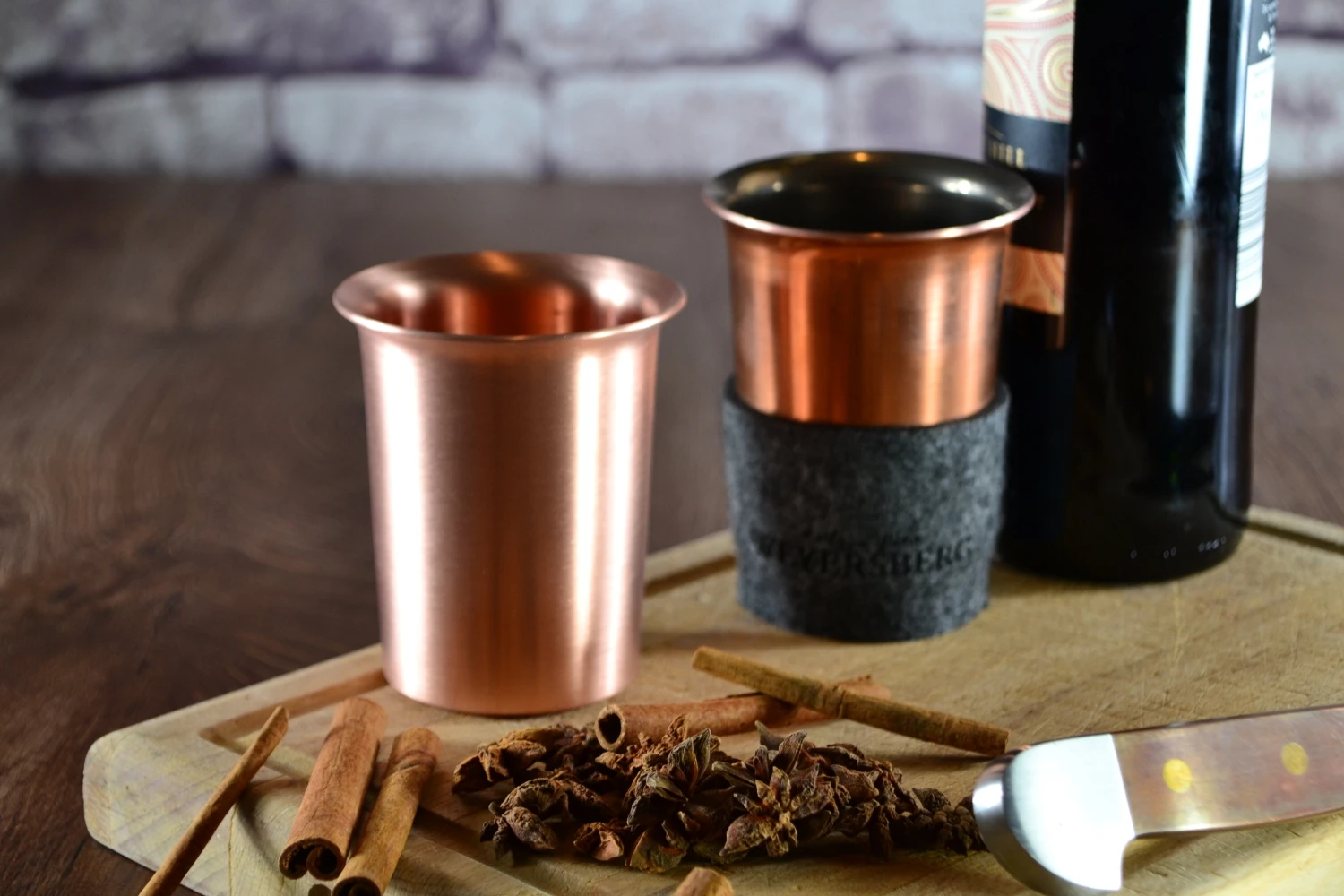 Kupferbecher Aus Der Kupfermanufaktur Weyersberg 4 Kupferbecher Aus Der Kupfermanufaktur Weyersberg – Bild 2